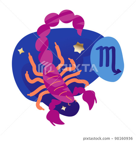 Scorpio Zodiac Icon Scorpio Zodiac Icon 98160936