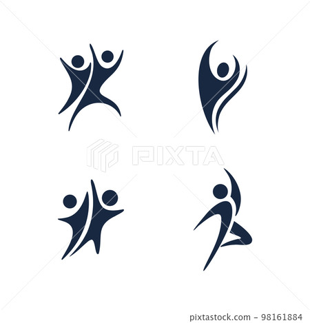 People star success logo and symbol vector 98161884