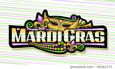 Vector banner for Mardi Gras Vector banner for Mardi Gras 98162773