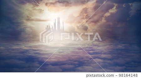 Heaven is majestic. Concept shot of what Heaven would look like. 98164148