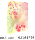 Watercolor background. Red and yellow 98164756
