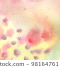 Watercolor background. Red and yellow 98164761