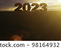 Year change. The beginning of a new year. New year concept.  98164932