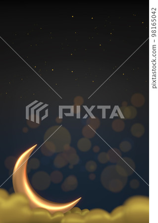 Ramadan Kareem Greeting Background Islamic 3d illustration design Ramadan Kareem Greeting Background Islamic 3d illustration design 98165042