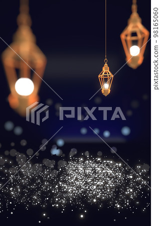 Ramadan Kareem Greeting Background Islamic 3d illustration design 98165060