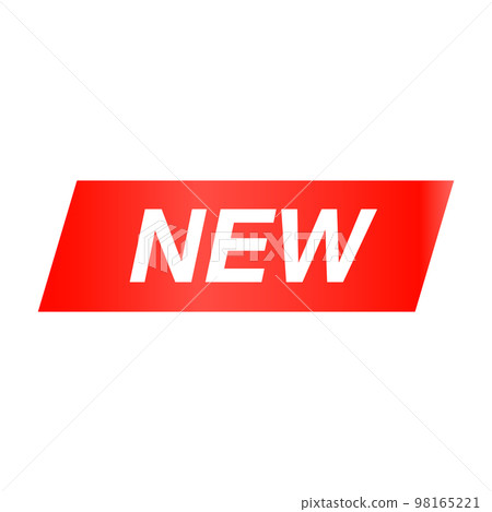 New label with flat design. breaking news. Latest information. vector. 98165221
