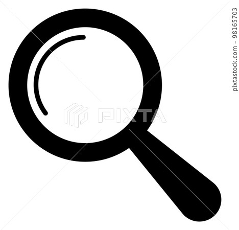 Magnifying glass icon. Zoom symbol. Research sign 98165703