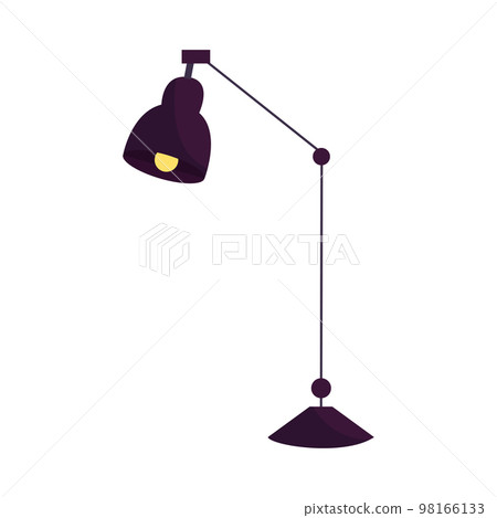 Isolated colored lamp icon image Vector Isolated colored lamp icon image Vector 98166133