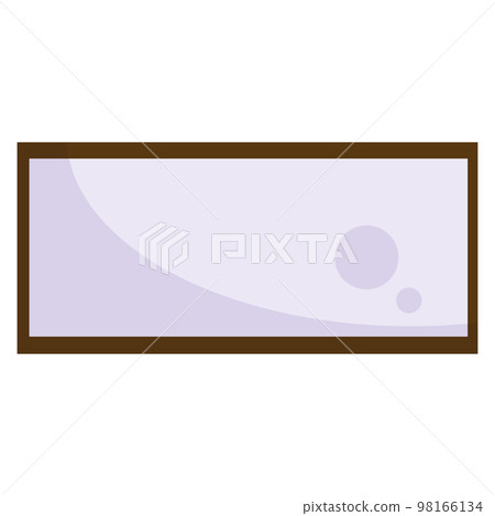Isolated colored mirror icon image Vector Isolated colored mirror icon image Vector 98166134