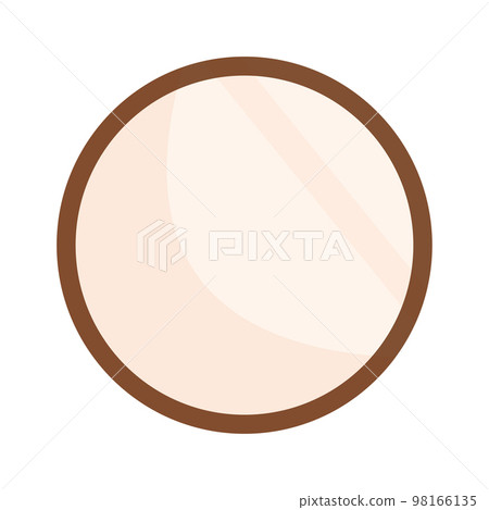 Isolated colored mirror icon image Vector Isolated colored mirror icon image Vector 98166135
