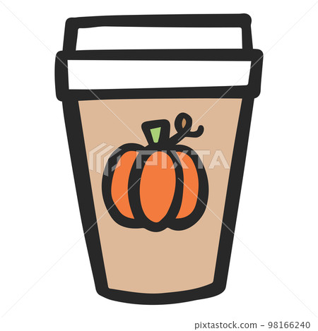 Pumpkin Spice Coffee for October or Fall Season 98166240