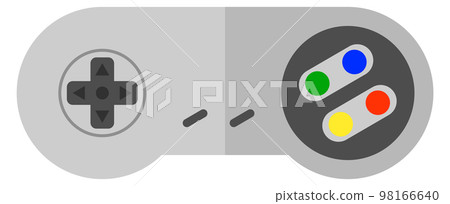 Videogame play icon. Gamepad symbol. Game console 98166640