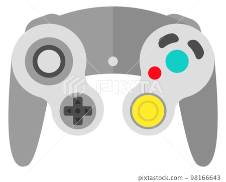 Console controller. Home video game joystick icon 98166643