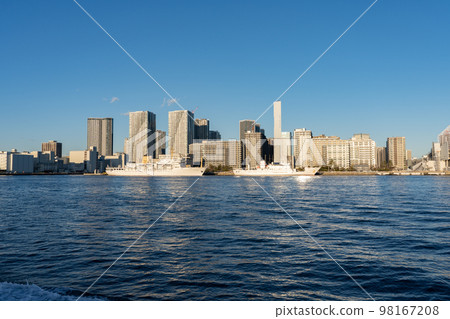 Tokyo Bay Changing Harumi/Kachidoki area <January 2023> 98167208