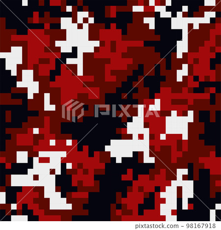 Dark red camouflage 98167918