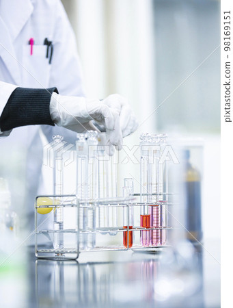 Chemical inspection scene at the laboratory Chemical inspection scene at the laboratory 98169151