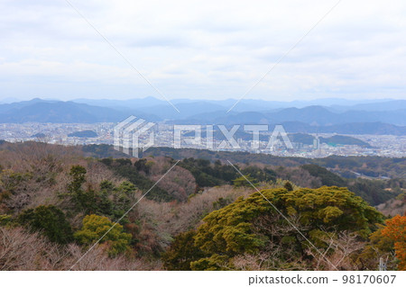 從日本平夢台(久野山東照宮)眺望靜岡/東靜岡站、八山、奧井方向 從日本平夢台(久野山東照宮)眺望靜岡/東靜岡站、八山、奧井方向 98170607