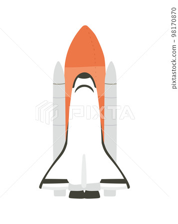 hand drawn space shuttle 98170870