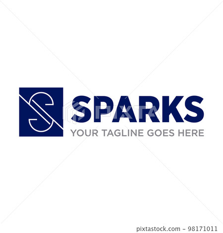 Simple letter or word S flip line font in block or negative space image graphic icon logo design abstract concept vector stock. Can be used as a symbol associated with initial or monogram 98171011