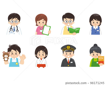 上班族、醫生、運動教練、教師、辦公室女工、保育員、巫女、司機、書店 98171245
