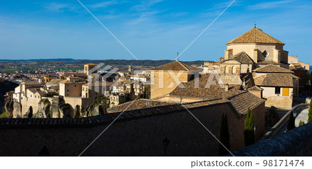 Landscape with a view of San Pedro Church and the Carmelite Monastery in Cuenca Landscape with a view of San Pedro Church and the Carmelite Monastery in Cuenca 98171474