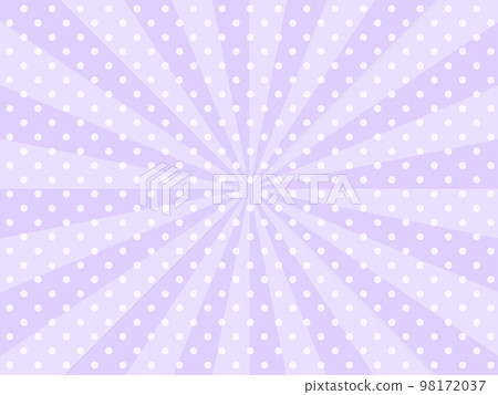 Sunburst and dots background illustration 98172037