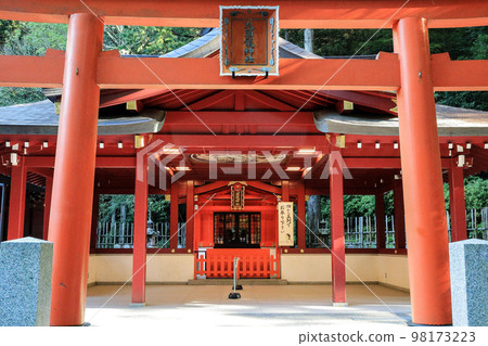 Kuzuryu Shrine Shingu within the precincts of Hakone Shrine, Hakone Town, Kanagawa Prefecture 98173223