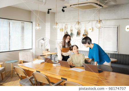 Women working in the office 98174707