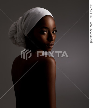 Captivated by her beauty. Studio shot of a gorgeous young ethnic woman. Captivated by her beauty. Studio shot of a gorgeous young ethnic woman. 98175795