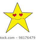 star with heart eyes 98176479