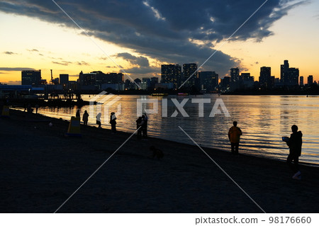 Odaiba at sunset 4 Odaiba at sunset 4 98176660