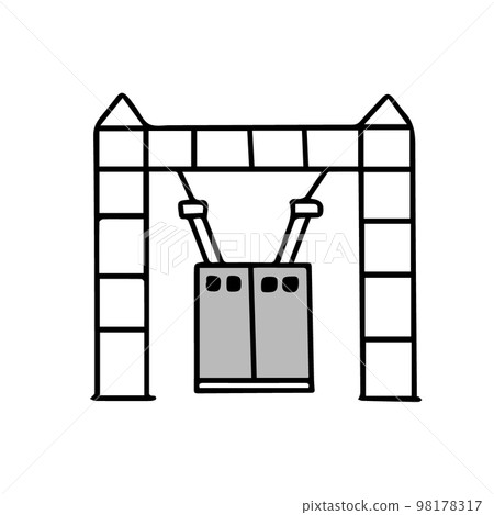 substation illustration icon 98178317