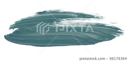 Turquoise brush isolated on white background. deep lake green brush Turquoise brush isolated on white background. deep lake green brush 98178364