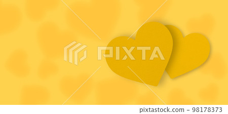 yellow paper cut into heart shape Valentine's Day Festive Blurred Heart Shaped Background yellow paper cut into heart shape Valentine's Day Festive Blurred Heart Shaped Background 98178373
