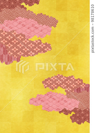 春天日本紙日本圖案背景 春天日本紙日本圖案背景 98178610