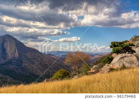 Andringitra national park,mountain landscape, Madagascar wilderness landscape 98179468