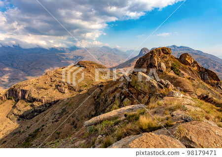 Andringitra national park,mountain landscape, Madagascar wilderness landscape 98179471