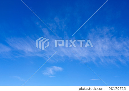 藍天, 卷雲, 冬天的天空, 春天的天空, 秋天的天空, 雲, 背景, 背景素材圖片 藍天, 卷雲, 冬天的天空, 春天的天空, 秋天的天空, 雲, 背景, 背景素材圖片 98179713