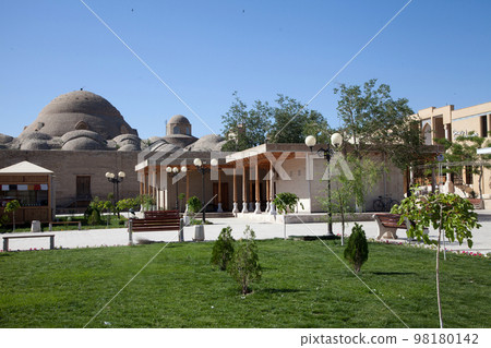 Trade domes, bazaar in the city of Bukhara in Uzbekistan. 05.05.2019 98180142