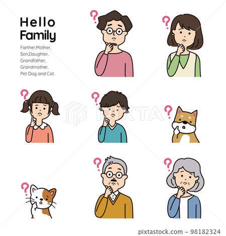 Family expression icon Hatena mark 98182324