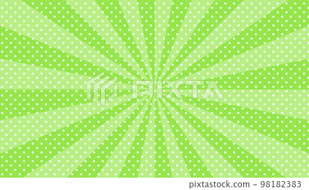 Sunburst and dots background illustration 98182383