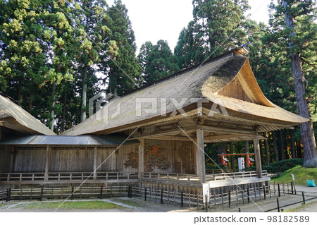 World Heritage Chusonji Temple Hakusan Shrine and Noh Theater World Heritage Chusonji Temple Hakusan Shrine and Noh Theater 98182589
