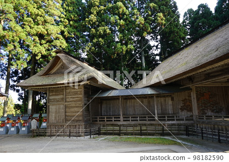 World Heritage Chusonji Temple Hakusan Shrine and Noh Theater 98182590