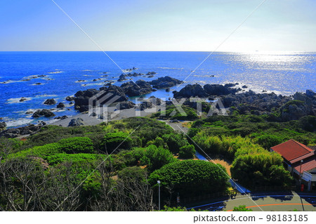 [高知縣]室戶岬與太平洋（環城濱、月見濱） 98183185