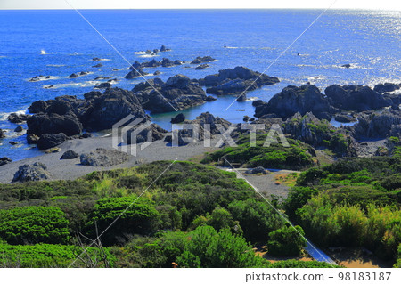 [高知縣]室戶岬與太平洋（環城濱、月見濱） 98183187