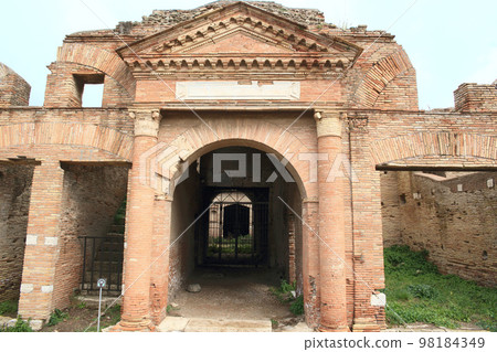 ancient ruins of Ostia Antica of Rome, Italy ancient ruins of Ostia Antica of Rome, Italy 98184349