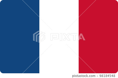 France flag. National emblem of European country France flag. National emblem of European country 98184548