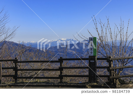 Ikaho Onsen Takane Observatory Winter scenery 98184739
