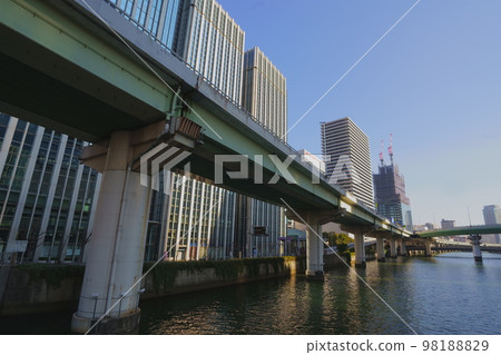 大阪北區堂島川阪神高速公路建築物 98188829