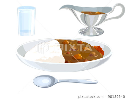 咖哩和米例證 98189640